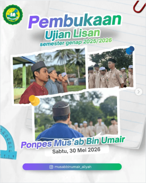 Pembukaan Ujian Lisan Semester Genap Tahun Pelajaran 2025/2026